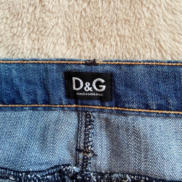 Y2K Dolce And Gabbana Denim Mini Skirt - Picture 11 of 16